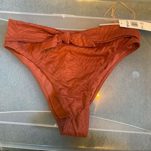 NWT Wild Babe Mod Mid Hi Waist Bikini Bottom M - Picture 3 of 7